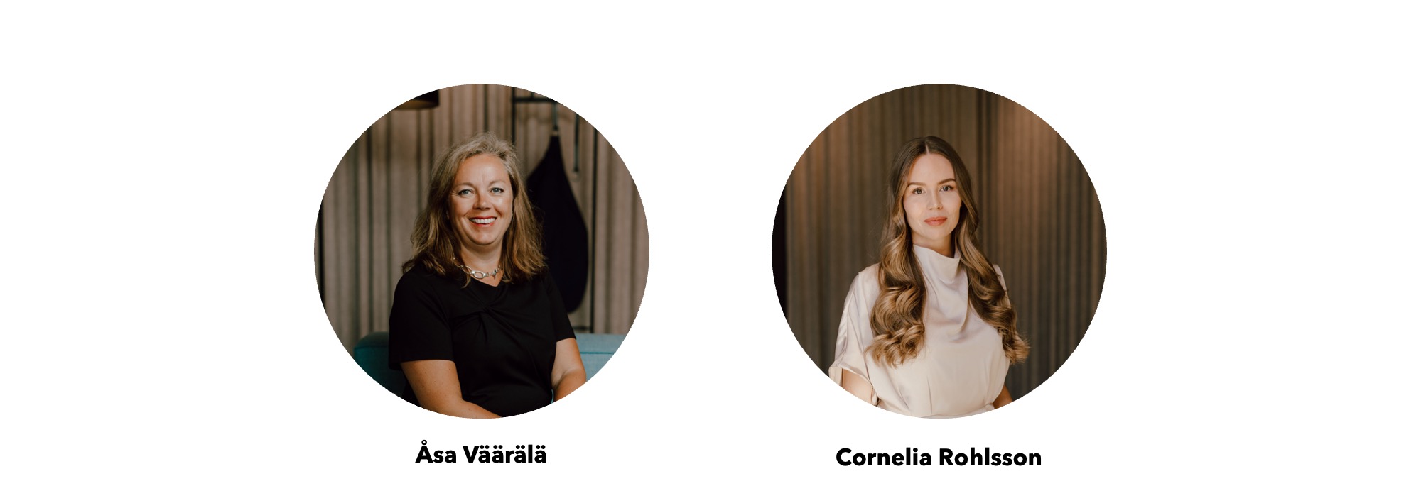 Åsa och Cornelia